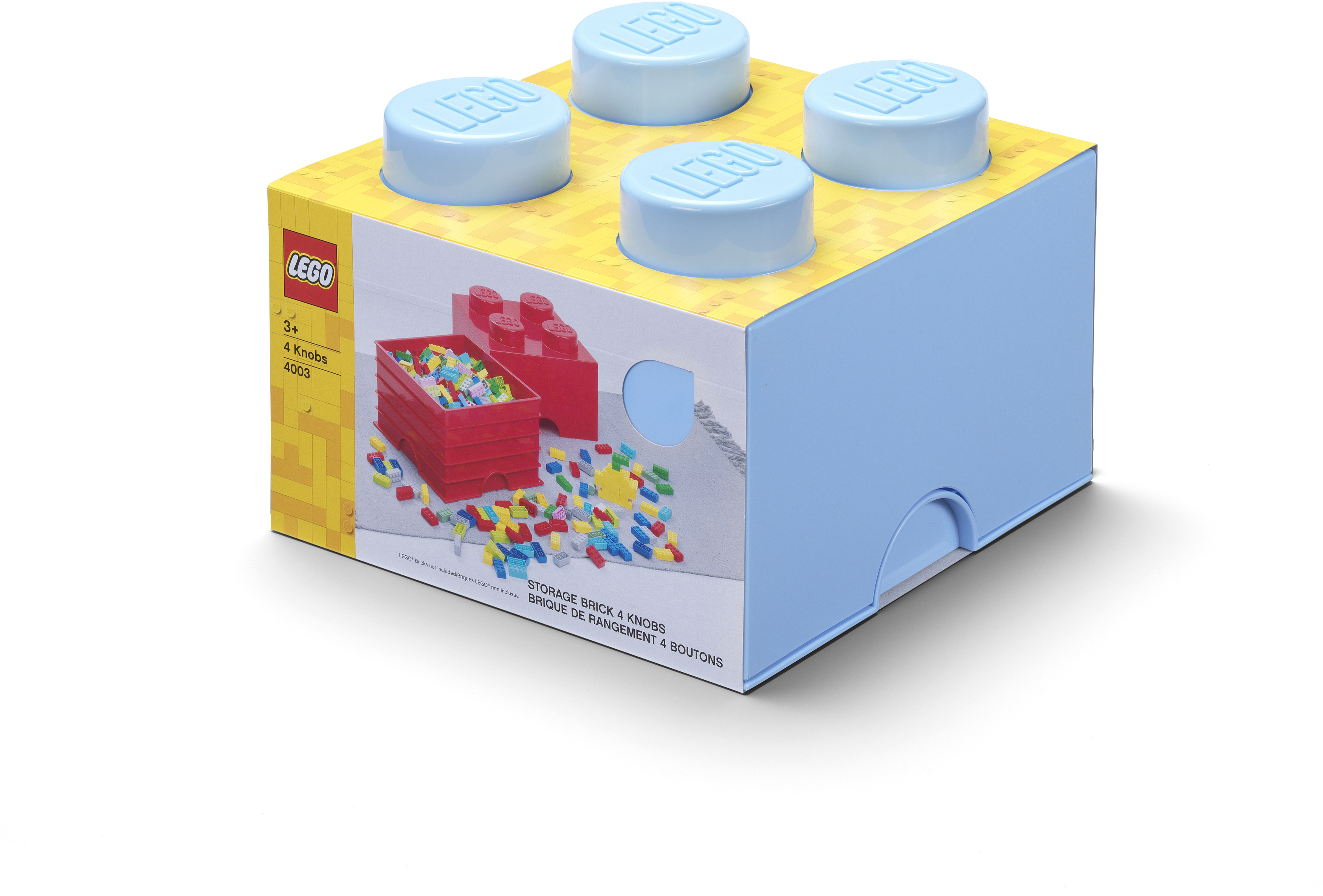 LEGO Storage Products: 40030636 4-Stud Brick Light Royal Blue