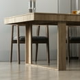 thumbnail image 3 of KULAGAGA Kitchen Dining Table for 6-8 People, Rectangular Meeting Table, 86.8"W x 47.2"D, Oak, 3 of 9