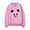 Pink, variant on Deorro Merch Panda Sweatshirt Unisex Fun Print Fashion Long Sleeve Pullover Round Neck Casual Top