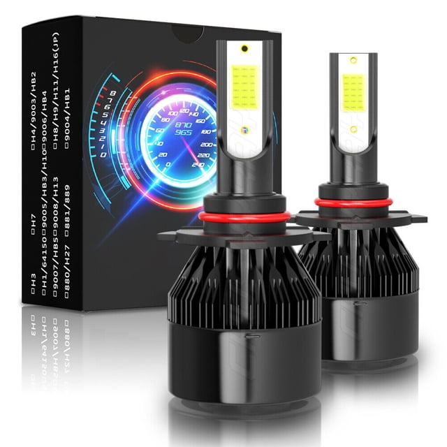 For DODGE Charger 2016-2019 -2Pcs 9005 HB3 LED Front Headlight Bulb High or Low Beam