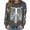 Dark Gray-Halloween Shirts, variant on Inverlee Halloween Sweatshirts for Women Plus Size Pumpkin Ghost Graphic T-shirt Work Round Neck Sweatshirt Long Sleeve Dressy Casual Pullover Tops Halloween Clothes