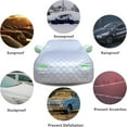 thumbnail image 4 of 2025 Upgraded Hail Protector Car Cover, 4-Layer Padded Car Cover Hail Protection, Vehicle Hail Blanket, Durable All-Weather Protection for Sedan, SUV, MPV & Hatchback (SUV), 4 of 8