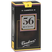 Vandoren Bb Clarinet 56 Rue Lepic Reeds Strength #3; Box of 10