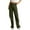 Army Green, variant on Kmdttou Wide-leg Pants Loose And Casual Multi Pocket Straight Leg High Waisted Work Pants Long Pants