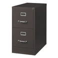 thumbnail image 3 of Hirsh 26.5" Deep 2 Drawer Letter Width Vertical File Cabinet, Commercial Grade, Medium Tone Brown, 3 of 5