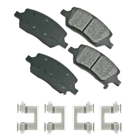 Akebono PRO-ACT Ultra-Premium Brake Pad Set, Ceramic Fits select: 2005-2008 CHEVROLET UPLANDER, 2006 PONTIAC MONTANA