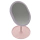 thumbnail image 1 of LED Lighted Tabletop Makeup Mirror For Women Girls With Stable Base And Clear Imaging In Pink 1Pack, 1 of 3