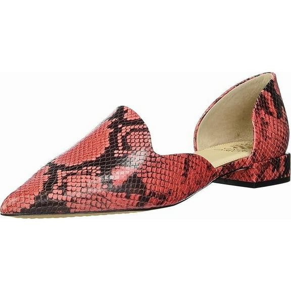 Vince Camuto Women's Pumps Cutout Flats, Pointed Toe Coral