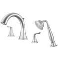 thumbnail image 2 of Ancona Scarlett Roman Tub Bathroom Faucet in Brushed Nickel, 2 of 7