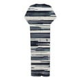 thumbnail image 4 of SMihono Robe Maxi Bohème d'Été pour Femmes Grande Taille Robe Maxi pour Femmes Plage Vacances Décontractée Ample Longue Robe Manches Courtes Robes d'Été avec Fente Robe Évasée de Plage, 4 of 5