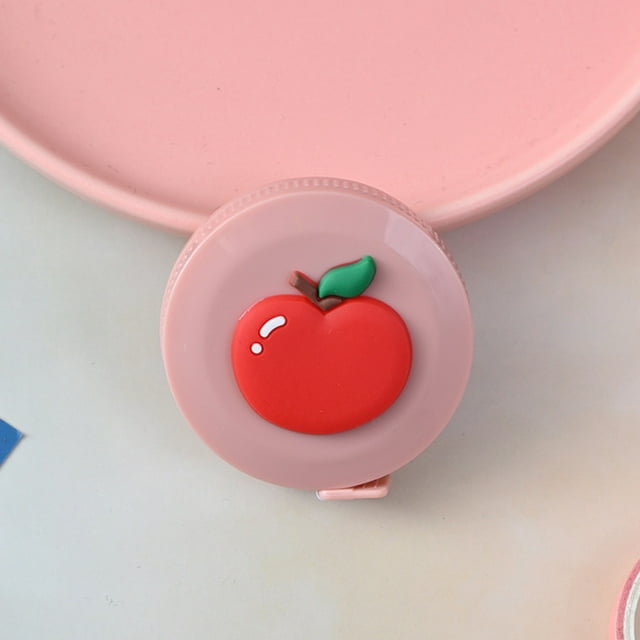 Daisyyozoid Father's Day 1.5M Tape Measure Inch Automatic Retractable Soft Colorful Ruler Fruit Measuring Tape Measuring Body Circumference