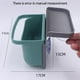 thumbnail image 5 of Fregadero de plástico colador colador drenaje con ventosa orificio de drenaje lavabo sobrante utensilio de cocina colector de alimentos verduras cesta Sunnimix Cesta colador para fregadero, 5 of 5