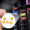 thumbnail image 3 of Unique Bargains 5 Pcs Mini 40AMP APM/ATM Universal Car Fuse Blade Style Fuses Short Circuit Protection Automotive Car Boat Truck SUV RV Plastic Metal Orange 5A, 3 of 7