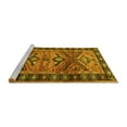 thumbnail image 2 of Ahgly Company Machine Washable Indoor Rectangle Persian Yellow Traditional Area Rugs, 7' x 10', 2 of 4