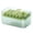 Mint Green, variant on romoty Easy Press Type Ice Cube Tray with Storage Bin and Scoop, Food Grade 28-Well One-Click Mechanical Button Release Ice Maker Box with Airtight Lid for Refrigerator