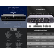 Gustard R26 II dac, r2r Streaming Decoder preamp,Fully balanced digital-analog converter,suitable for home audio,Silver