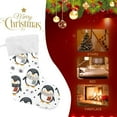thumbnail image 5 of Christmas Stockings Penguins with Snowflakes Classic Personalized Large Stocking Decorations for Family Holiday Season Party Decor Set of 3pcs,18", 5 of 6
