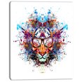 thumbnail image 2 of Tigre Coloré en Verres - Impression sur Toile d'Art Animal, 2 of 3