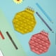 thumbnail image 3 of Push Bubble Octagonal Notebook Extrusión De Silicona Suave Bloc De Notas De Burbujas Juguete De Descompresión Minnieouse FN006578-01, 3 of 5