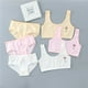 thumbnail image 1 of 2Pcs/lot Teen Girl Sports Bra Kids Top Camisole Underwear Panties Young Puberty Small Training Bra for 8-16yearsPink14 He Qiyong unisex, 1 of 1