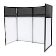 thumbnail image 5 of DJ Event Facade Black Scrim Metal Frame Booth  Portable Dj Booth Table, 5 of 21