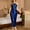 Navy, variant on jobturf Nightgowns for Women Satin Flora Front Tie Back Sleeveless Sleepwear Scoop Neck Chemise Slim Fit Casual Long Sleep Dress