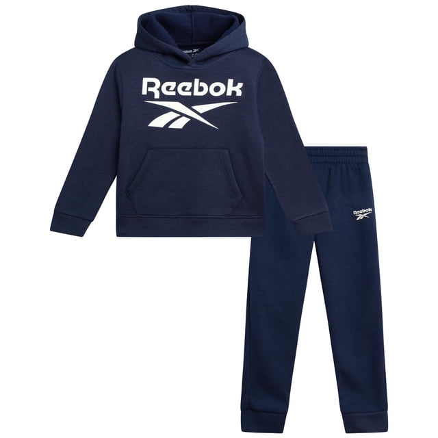 Conjunto de Ropa Reebok para Bebés Niños 2 Piezas: Sudadera con Capucha y Pantalones Jogger Talla 5