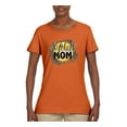 thumbnail image 3 of Softball Mom Animal Print Girl Sports Womens Graphic T-Shirt, Orange, 3X-Large, 3 of 5