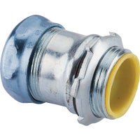 Halex 29252 0.75 in. Emt Steel Raintight Compression Connector with Insulated Throat