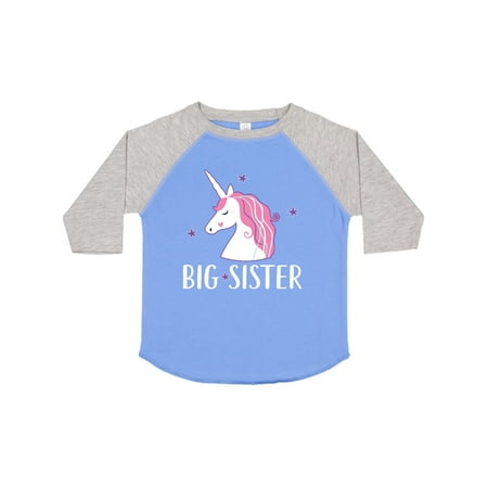 

Inktastic Big Sister Unicorn Gift Toddler Toddler Girl T-Shirt