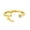 Silver, variant on Womens Stainless Steel Initial Letter Ring With Diamond Accent Personalized Fashion Jewelry In Many Colors Now