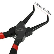 External Snap Ring Plier Angled Retaining Ring Pliers Bent Nose 6-inch