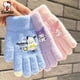 thumbnail image 5 of Guantes Kawaii Sanrio Kuromi My Melody a prueba de frío, guantes de invierno de felpa con pantalla táctil, cálidos, regalos de Navidad para niños pequeños, 5 of 5