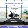thumbnail image 3 of 3.5HP Under Desk Treadmill 2 in 1 Folding Treadmill With Remote Control and LED Display Jogging Running Machine for Home Gym Office Workout Silver, 3 of 6