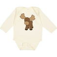 thumbnail image 3 of Inktastic Cute Moose Boys or Girls Long Sleeve Baby Bodysuit, 3 of 5