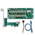 thumbnail image 1 of Oubit PC E PCI Card,ST46 Mini PCIE X1 Riser Card Port Expansion Card Future-Proof Design, 1 of 9