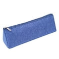 thumbnail image 3 of XEOVHV Canvas Pencil Pouch, Slim Design Small Pencil Pouch Pencil Bag Zipper Pencil Case Bag Stationery Pouch Bag for Pens, Pencils, Markers(Navy), 3 of 8