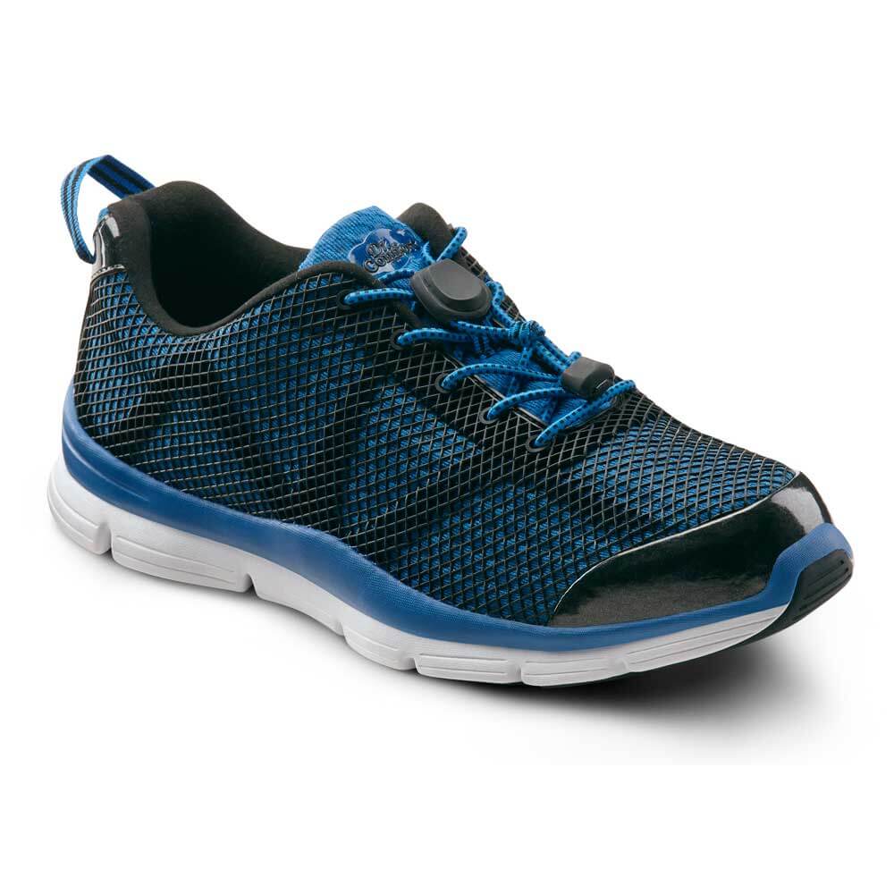 Dr. Comfort Jason Men's Athletic Shoe: 14 X-Wide (3E/4E) Blue Elastic Lace - image 1 of 5
