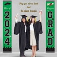 thumbnail image 4 of Qocolhg Graduation Decorations Class of 2024 Graduation Decoration Banner Class Congrats Graduation Porch Sign Photo Background Graduation Party Supplies, 4 of 9