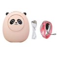 thumbnail image 1 of Pink Portable Neck Fan - Adjustable Lanyard USB Rechargeable Handsfree Mini Fan for Outdoor Use, 1 of 5