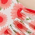 thumbnail image 5 of NAISIBABY Girls Casual Dresses, Sleeveless Cute Graphic Summer Crewneck Kids Flare Sundress Red Size 3, 5 of 6
