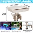 thumbnail image 4 of Fuente para piscina Hanaoyo con LED de 7 colores y abrazadera ajustable, 4 of 7