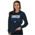 thumbnail image 3 of Dominican Not Can't DR Heritage Pride Long Sleeve TShirt Men Women Brisco Brands S, 3 of 5
