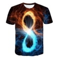 thumbnail image 1 of Camisetas con llamas para niños, ropa para niños y niñas, camisetas informales de manga corta con dibujos animados de verano, camisetas de moda para niños, disfraces 13T Gao Jinjia LED, 1 of 2
