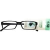 Zoom Eco Friendly Reader Mens Black 1.50
