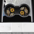 thumbnail image 3 of Car Coasters 2 Pack Stone Car Cup Holder Panda Sunflowers Absorbent Drink Car Coaster Ceramic Set Small 2.56 inch Cup Coasters, 3 of 6