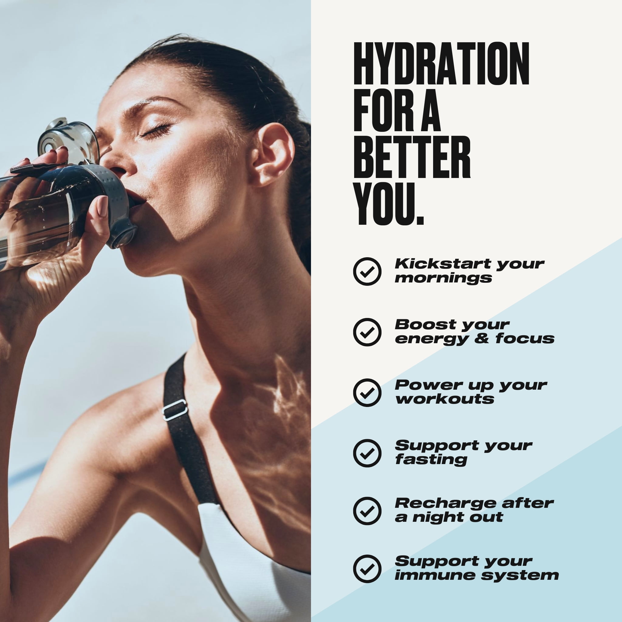 Uppermost Hydrate Electrolyte Powder Sugar Free Hydration Drink Mix Keto - Lemon Lime - 30 Servings