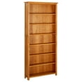 thumbnail image 5 of vidaXL Bookshelf Wall Bookcase Decor Standing Shelf Furniture Solid Wood Oak, 5 of 25