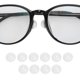 thumbnail image 2 of Repuestos de almohadillas para gafas adhesivas de 5 pares de Unique Bargains 0.39"x0.39"x0.20" transparentes blancas, 2 of 5
