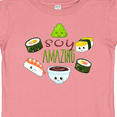 thumbnail image 4 of Inktastic Soy Amazing Cute Sushi and Wasabi Boys or Girls Baby T-Shirt, 4 of 5